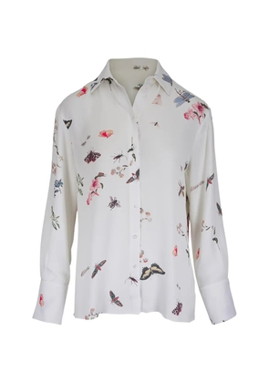 ERDEM printed longsleeve shirt - White
