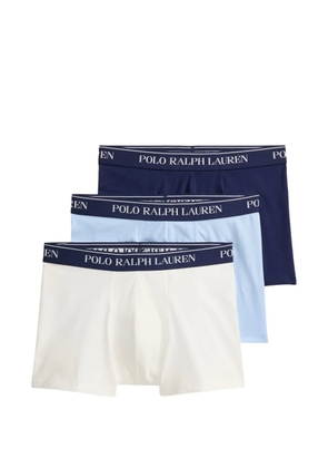 Polo Ralph Lauren logo-waistband boxers (set of three) - Blue