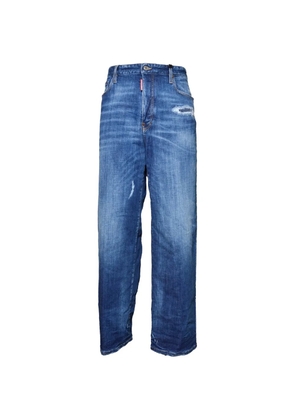 DSQUARED2 distressed whiskered jeans - Blue
