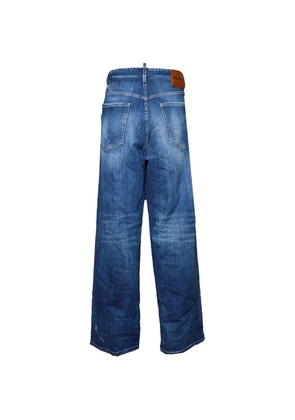DSQUARED2 distressed whiskered jeans - Blue