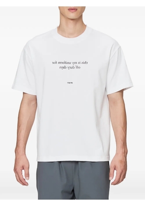 Off Duty slogan-print T-shirt - White