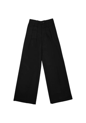 Nine In The Morning pleated wide-leg trousers - Black