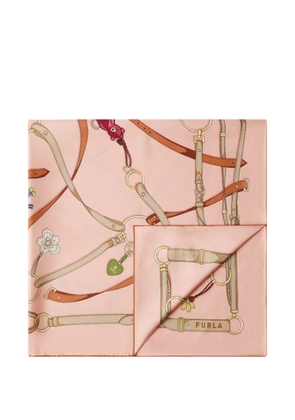 Furla Tortona Carré scarf - Pink