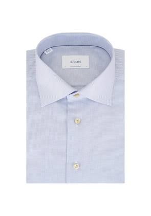 Eton twill Contemporary shirt - Blue