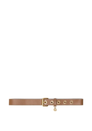 Maje eyelet-embellished belt - Brown