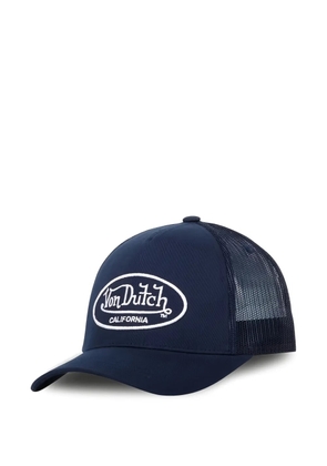 Von Dutch logo-patch mesh-panel cap - Blue