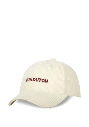 Von Dutch logo-embroidered baseball cap - Neutrals