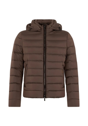 Moorer Eurico hooded padded jacket - Brown