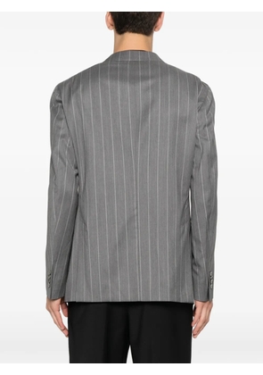 LUIGI BIANCHI MANTOVA pinstripe-pattern notch-lapel suit - Grey