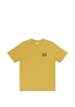 Aimé Leon Dore Stacked logo-print T-shirt - Yellow