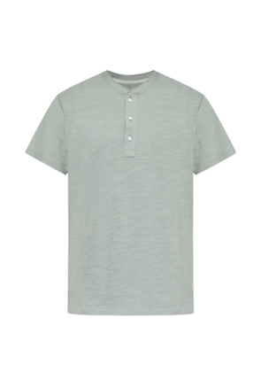 rag & bone buttoned neckline polo shirt - Green