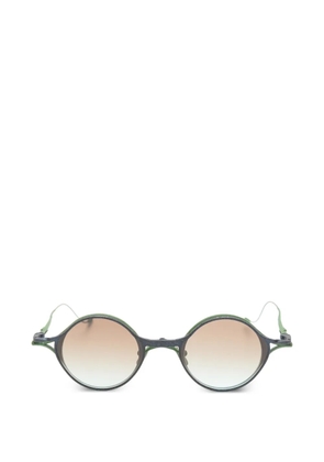 Rigards x TVA round-frame clip-on glasses - Green