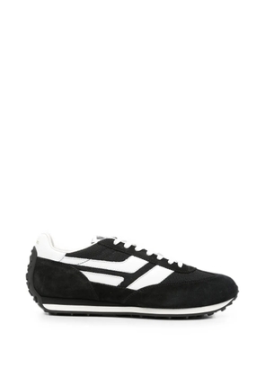 TOM FORD logo-patch panelled sneakers - Black