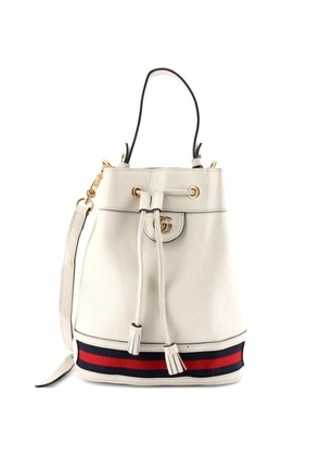 Gucci Pre-Owned Ophidia Leather Small bucket bag - Neutrals