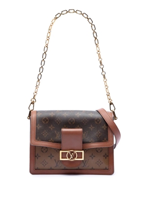 Louis Vuitton Pre-Owned 2020 Monogram Reverse Dauphine MM satchel - Brown