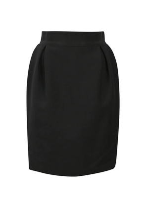 Giambattista Valli Vintage pleated pencil skirt - Black