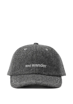 and Wander wool melton cap - Grey
