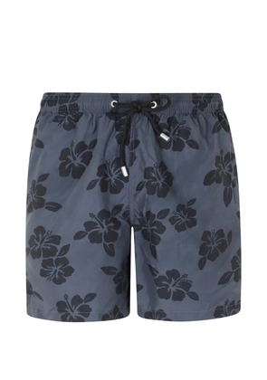 MC2 Saint Barth Lighting Ultralight hibiscus-print swim shorts - Grey