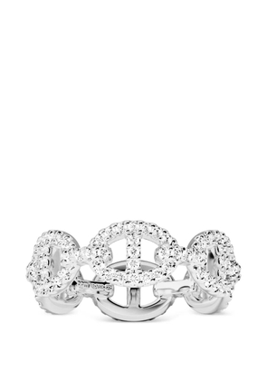 APM Monaco Maille Marine pavé-set ring - Silver