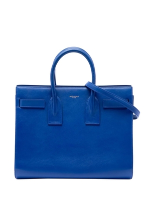 Saint Laurent Pre-Owned 2014 Small Leather Sac De Jour satchel - Blue
