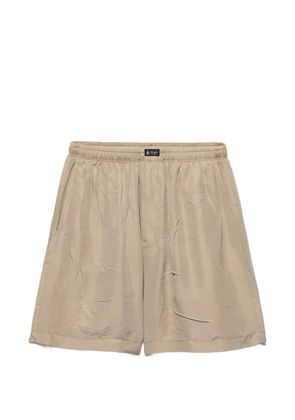Prada silk bermudas - Neutrals