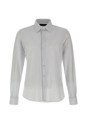 RRD oxford jacquard sripe shirt - Blue