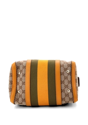 Gucci Pre-Owned Vintage Web Boston Bag GG Canvas Small satchel - Yellow