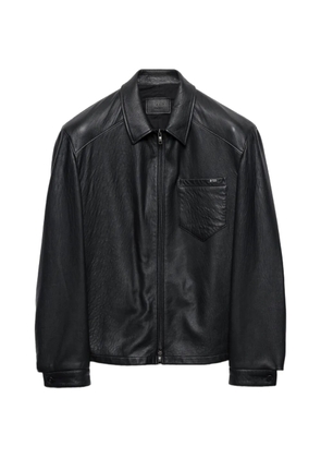 Prada nappa leather jacket - Black