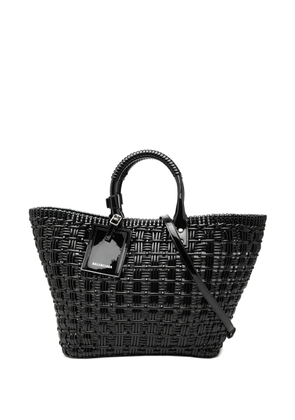 Balenciaga Pre-Owned 2000-2026 Small Faux Leather Bistro Basket Bag satchel - Black
