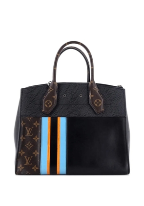 Louis Vuitton Pre-Owned City Steamer Handbag Limited Edition Monogram Canvas and Leather MM satchel - Black