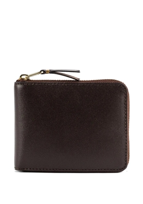 Comme Des Garçons Wallet Classic zip-around leather wallet - Brown