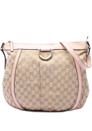 Gucci Pre-Owned 2016-2026 GG Canvas Abbey D Ring crossbody bag - Pink