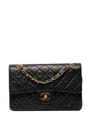 CHANEL Pre-Owned 1991-1993 Small Classic Lambskin Double Flap shoulder bag - Black