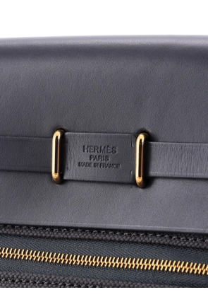 Hermès Pre-Owned Herbag Zip Toile and Leather 20 shoulder bag - Grey