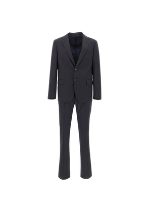 Marchesani single-breasted wool suit - Blue