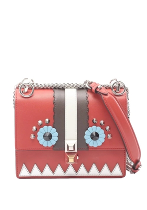 Fendi Pre-Owned 2010-2026 Mini Monster Kan I crossbody bag - Red