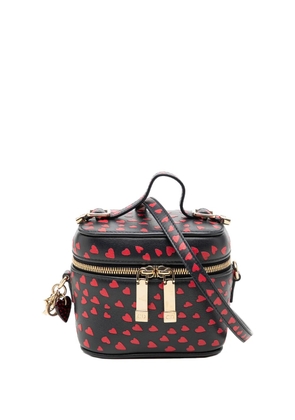 Christian Dior Pre-Owned 2021 Micro Lambskin Heart Print Lady Dior Case vanity bag - Blue