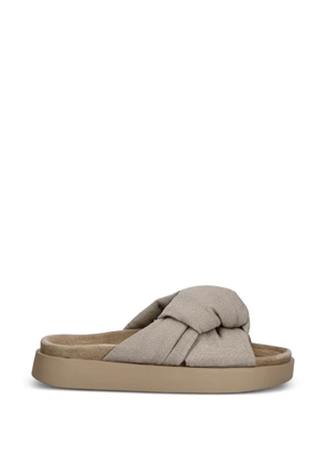 Inuikii Oversized Knot sandals - Neutrals