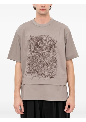 SONGZIO Ghost Fold T-shirt - Neutrals