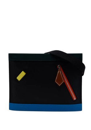 Hermès Pre-Owned 2022 Barenia and Swift Colormatic Horizontal crossbody bag - Black