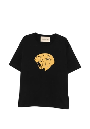 Valentino Garavani panther-print T-shirt - Black