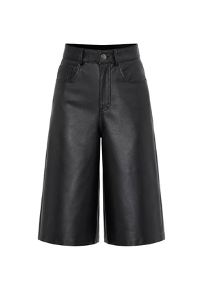 Haikure faux-leather trousers - Black