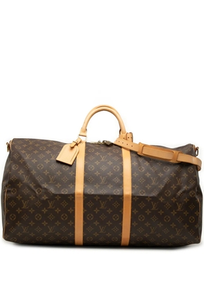 Louis Vuitton Pre-Owned 2000 Monogram Keepall Bandouliere 60 travel bag - Brown