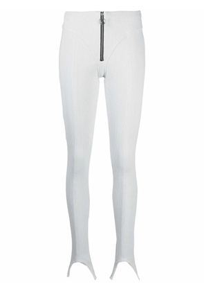 Lourdes high-rise stirrup leggings - Grey