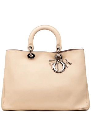 Christian Dior Pre-Owned 2012 Large Leather Diorissimo satchel - Neutrals