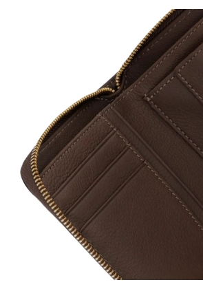 Marc O'Polo logo-patch zip-around wallet - Brown