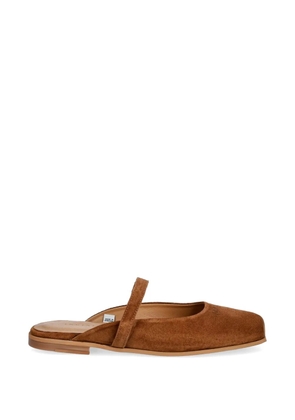 Inuikii Lazy NY suede slip-on ballet flats - Brown
