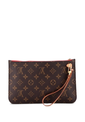 Louis Vuitton Pre-Owned Neverfull Pochette Monogram Canvas Large pouch - Brown