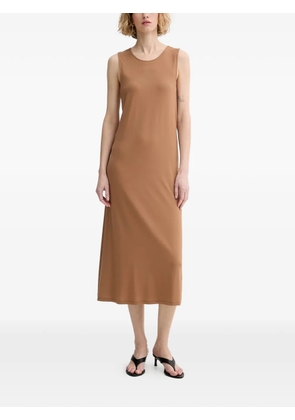 Marc O'Polo twist-detail sleeveless dress - Brown