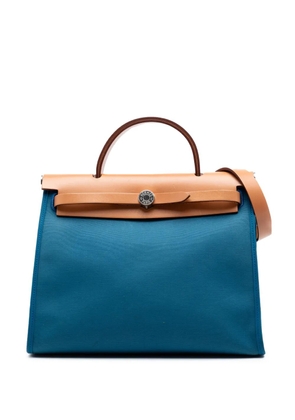 Hermès Pre-Owned 2016 Toile Herbag Zip 31 satchel - Blue